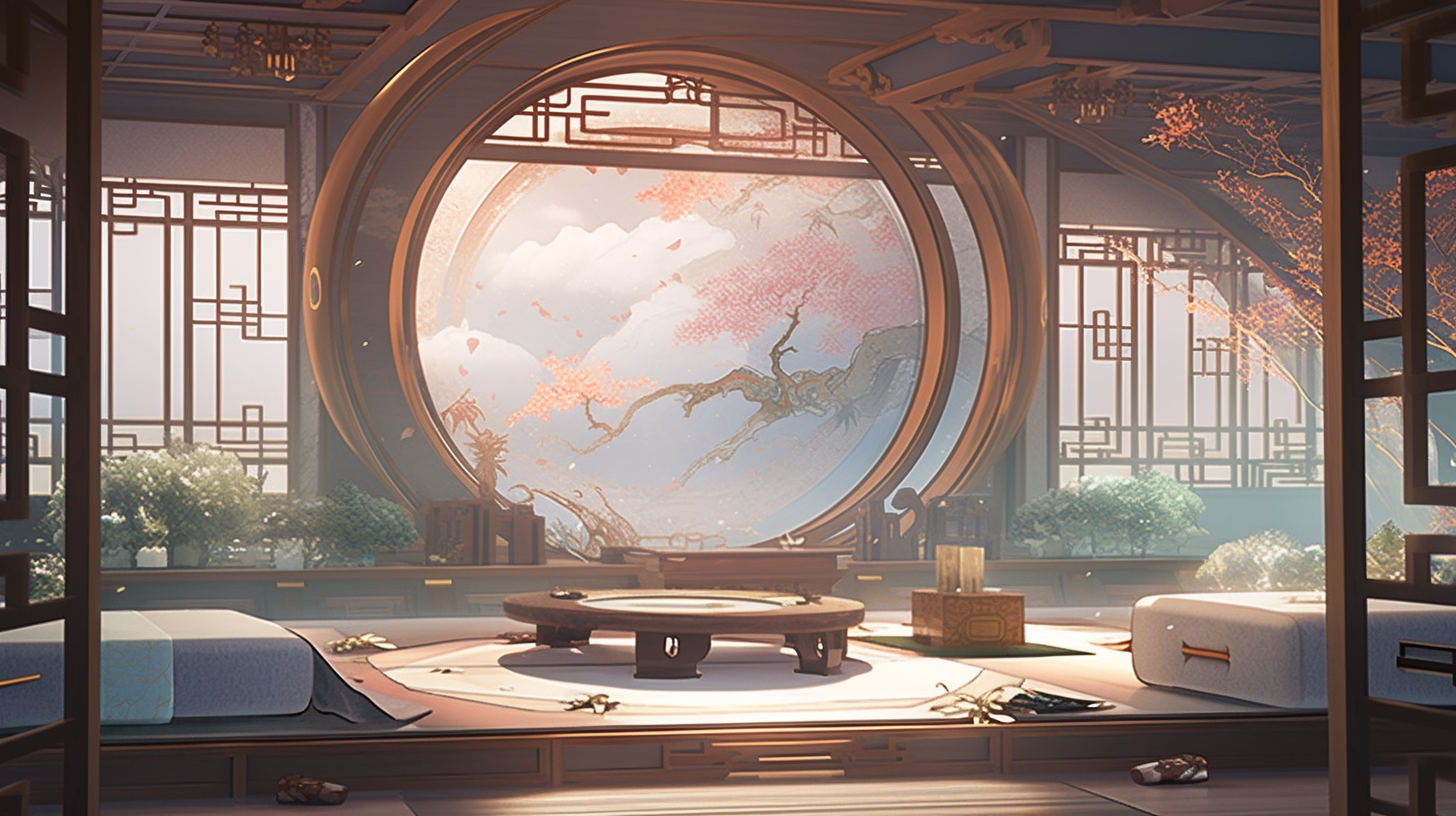 3d仙侠古风背景图片免费下载