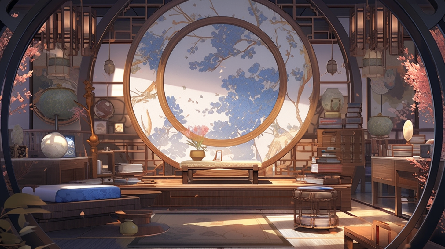 3d仙侠古风背景图片免费下载