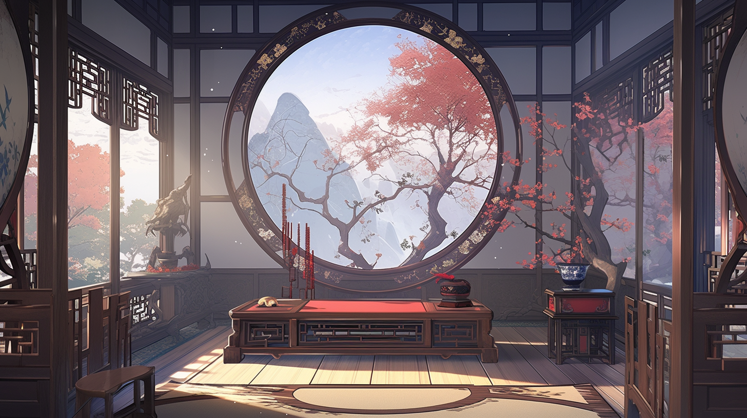 3d仙侠古风背景图片免费下载