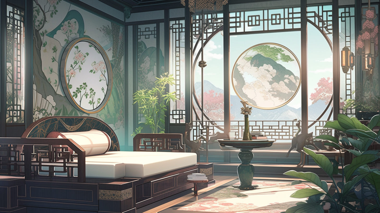 3d仙侠古风背景图片免费下载