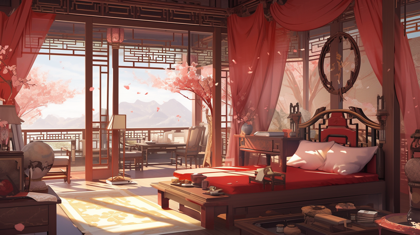 3d仙侠古风背景图片免费下载