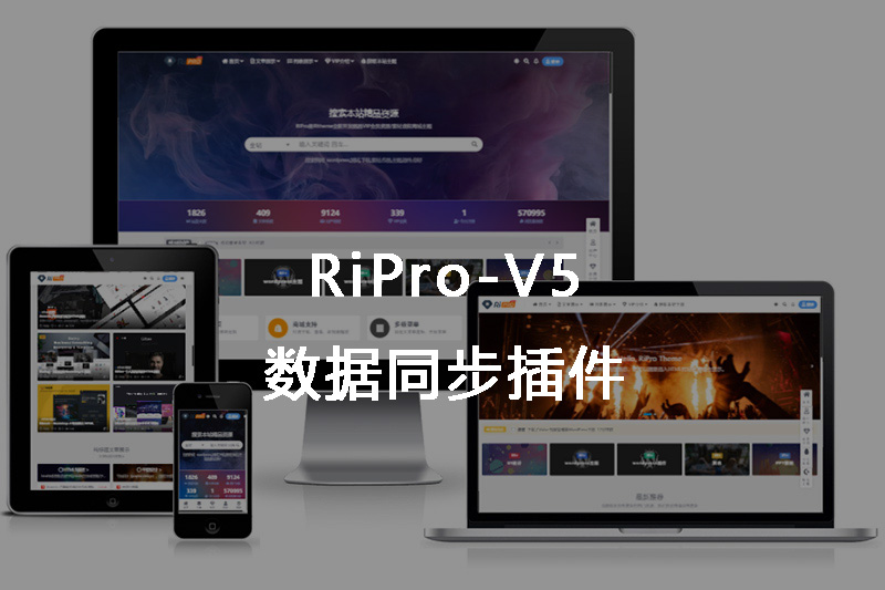 wordpress RiPro-V5主题资源同步插件